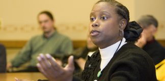 Cynthia McKinney, a former Georgia congresswoman, talks at a news conference Tuesday, Dec. 11, 2007, in Madison, Wis. where she is seeking the nomination of the Green Party for president. Facebook. Jewish breaking news