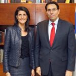 Israels-UN-Ambassador-Danny-Danon-Met-with-US-Ambassador-Nikki-Haley-Photo-U.S.-Mission-to-the-UN-600×357