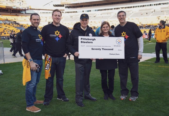 Steelers Donate $70,000 to Victims of Pittsburgh Synagogue Shooting Attack